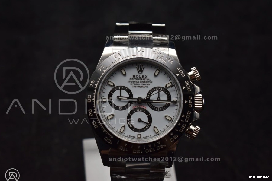 1:1 116500 Bracelet on Daytona Edition White WellDesigned DD 904L SB Dial SS 735 VSF Steel Best 0731